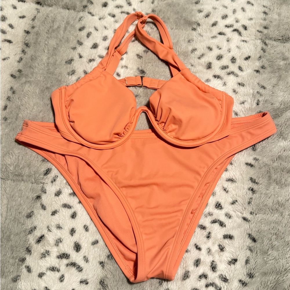 Shade & Shore Orange Bikini Set